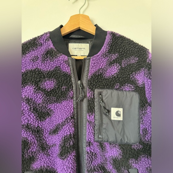 Carhartt WIP Janet Liner Purple Blur Camo M - Picture 5 of 8